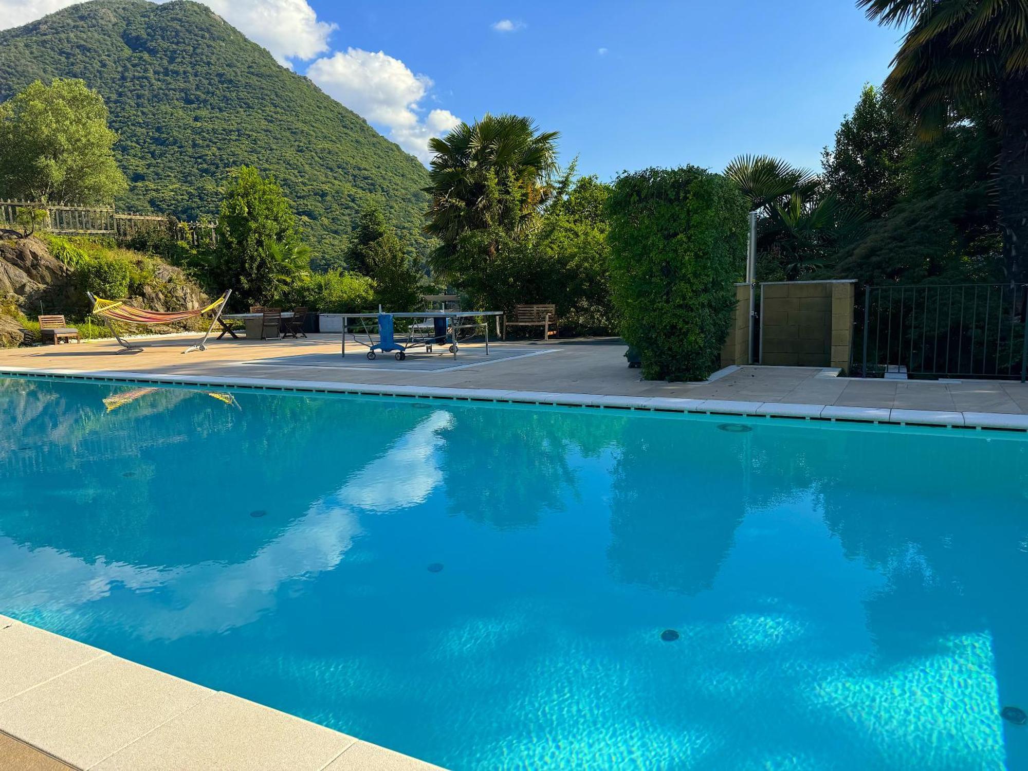 The Comfortable House With Big Pool In The Center Of Mergozzo Exteriér fotografie